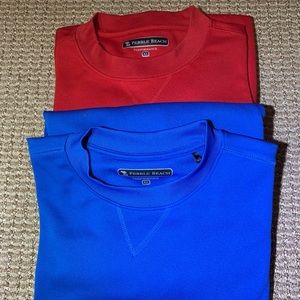 Pebble Beach Performance Crew Neck Sweatshirts